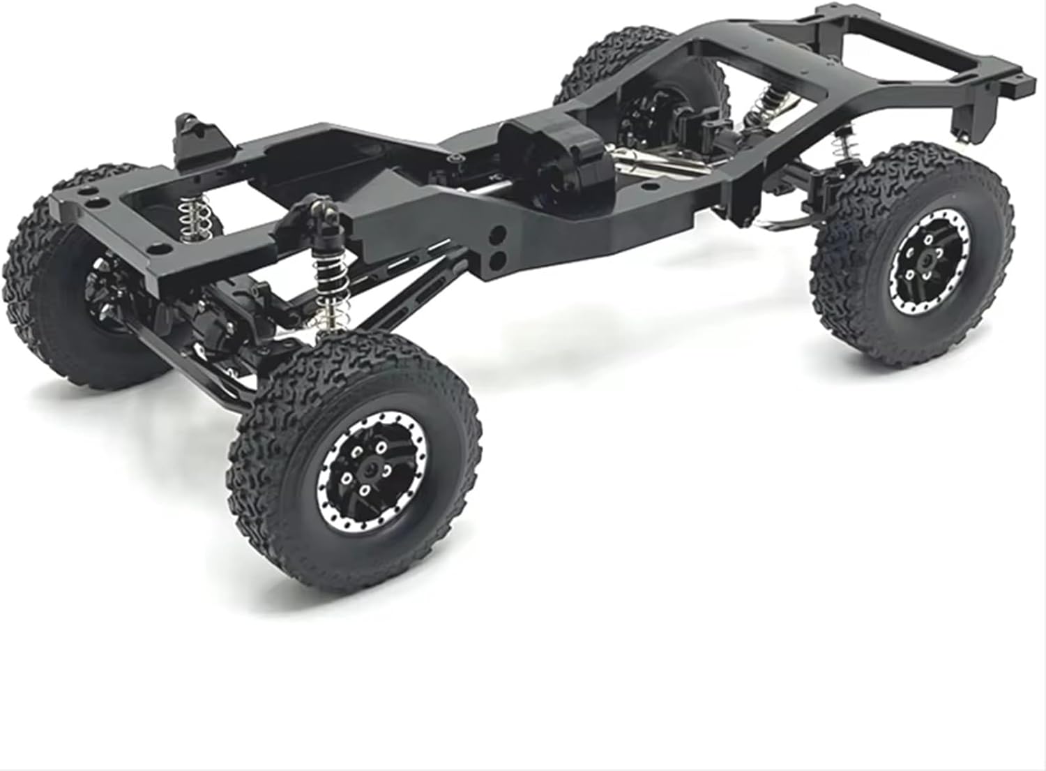 RC Car Accessories Compatible with MN for MN82 LC79 1/12 RC Car Parts Accessories Metal Upgrade Modified Door Bridge Frame for Chassis(Black)