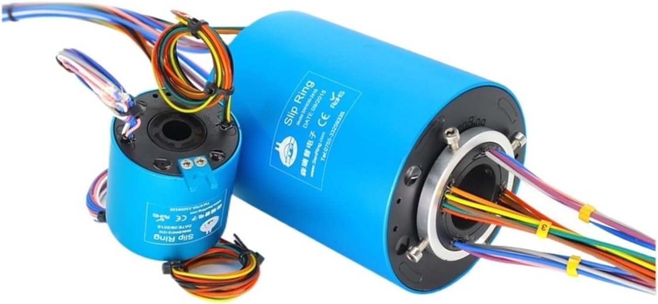 1PCS Slip Ring for 6 Wires 10A with bore Size 35mm Through Hole Slip Ring