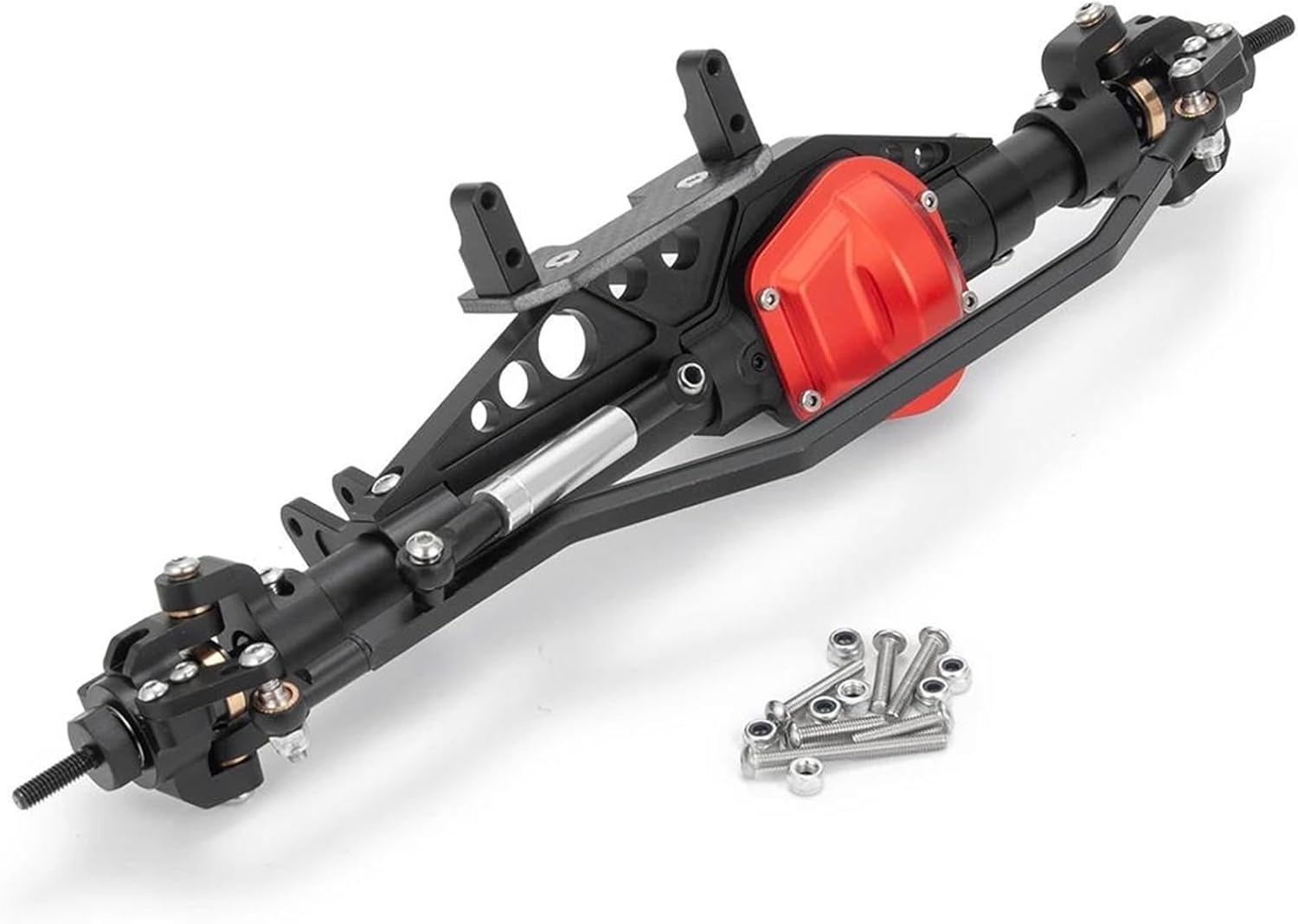 RC Vehicle Axles Compatible with Axial Wraith for 90018 90048 90053 Aluminum Alloy and Steel Front/Middle/Rear Axle 1/10 RC Crawler Car Model Upgrade Parts(1Set)