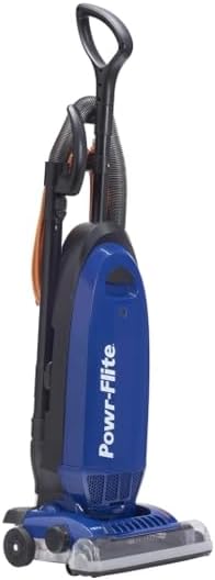 Powr-Flite Solar Reach Upright Vacuum Cleaner - Lightweight, High-Performance Commercial Vacuum with HEPA Filtration Bag for Deep Cleaning Carpets and Floors