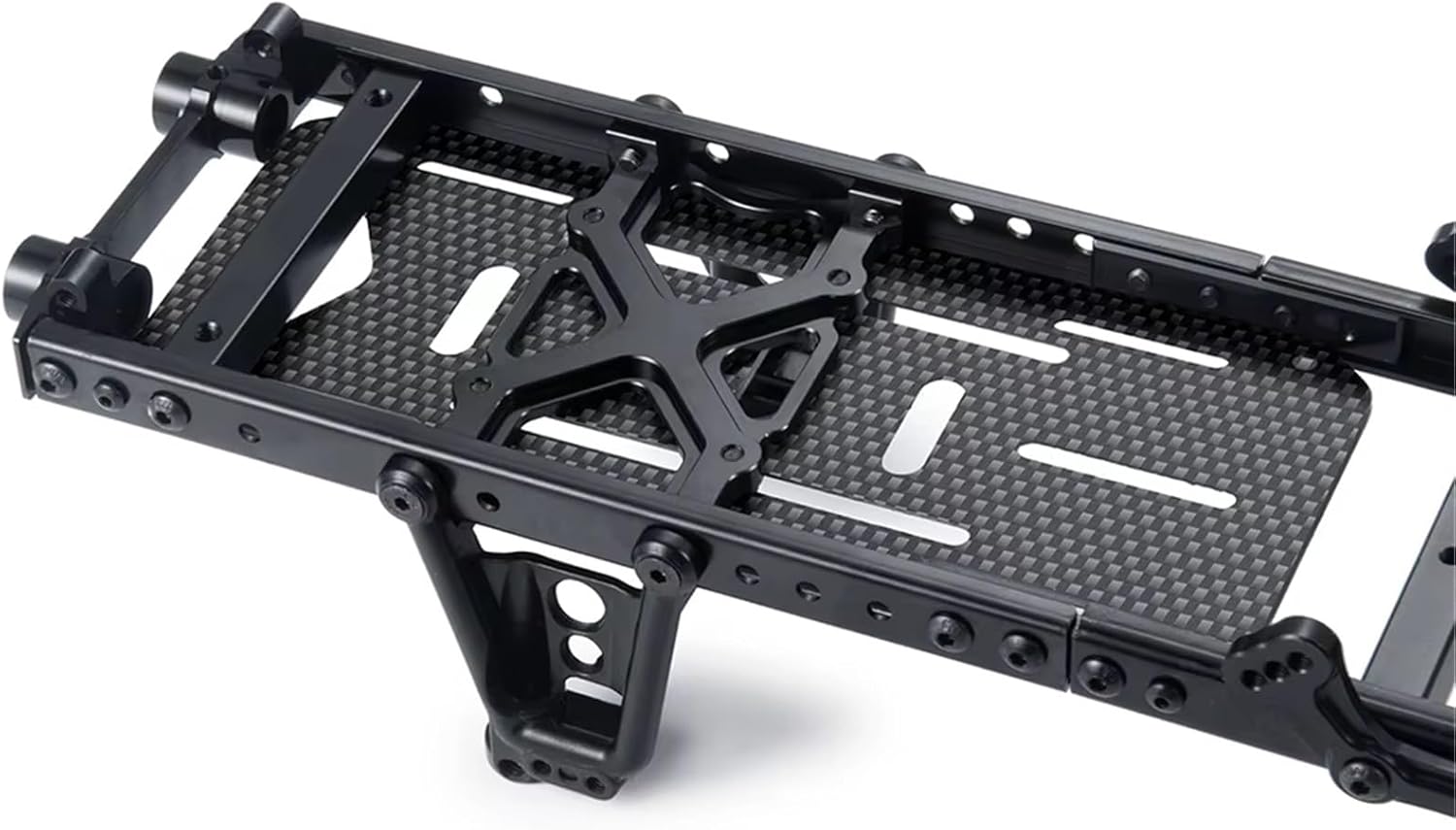 Compatible with Axial for SCX10 II 90046 90047 90027 90028 1/10 RC Crawler Car Upgrade Parts Metal for Chassis Frame Kit 6x6 RC Car Part Accessories