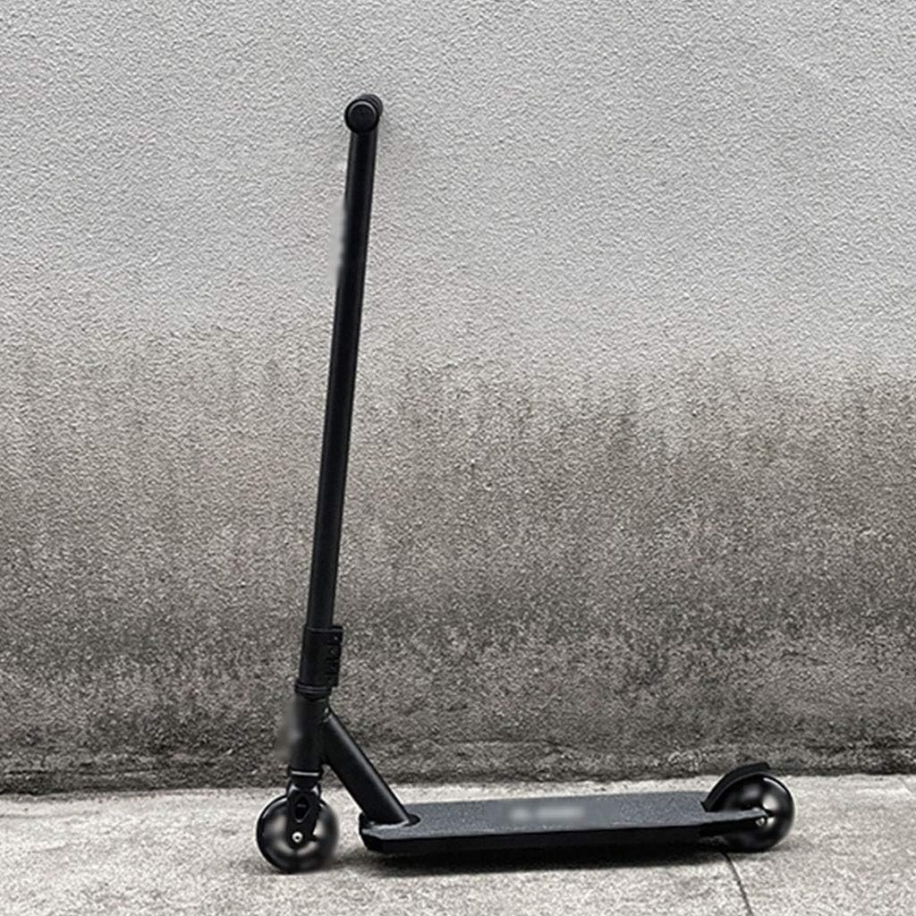 Scooters Adult High-end Scooter, Professional Racing Kick Scooter, Sport Scooters for Teenager, Freestyle Trick Scooters (Color : Black, Size : 49 * 55 * 94cm)