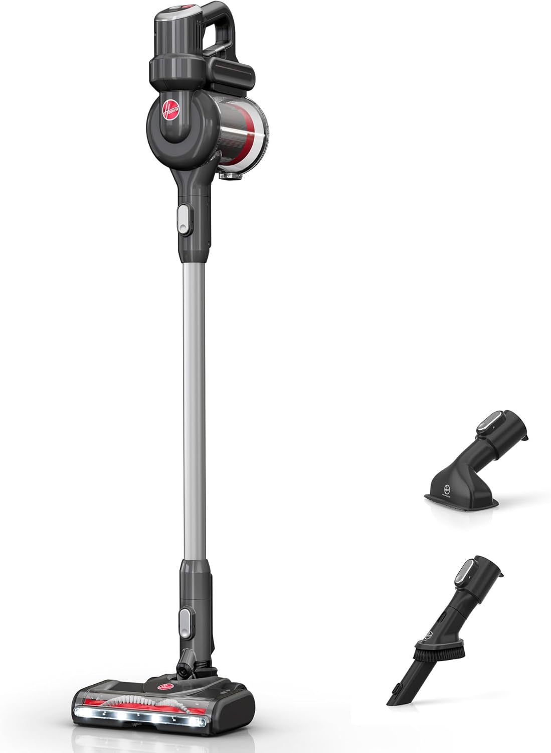 Hoover Excelerate Cordless Stick Vacuum Cleaner with Included Tools, for Carpet and Hard Floors, Lightweight Design, Powerful Suction, LED Headlights, BH59000V