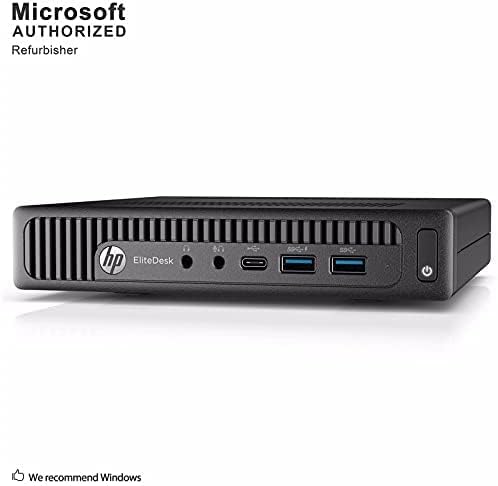 HP EliteDesk 800 G2 Mini Business Desktop PC, Intel Quad-Core i7-6700T up to 3.1G, 16G DDR4, 512GB SSD, VGA, DP Port, Windows 11 Professional (Renewed)