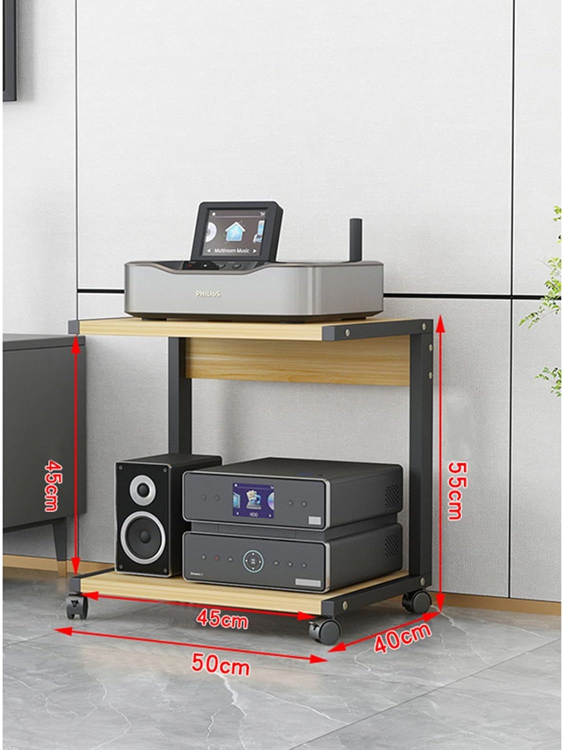 AErosx Floor-Standing Multi-Function Shelf Cabinet