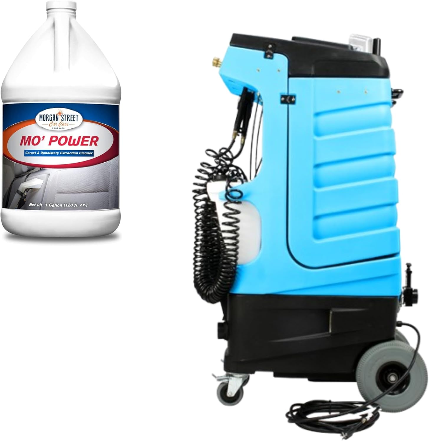 Mytee 80-120 Prep Center S™ All-in-One Detail Machine with 12 Gallon Capacity + BULK Carpet Extractor Cleaner (Makes 128 Gallons) – Professional Auto Detailing & Upholstery Cleaning Bundle