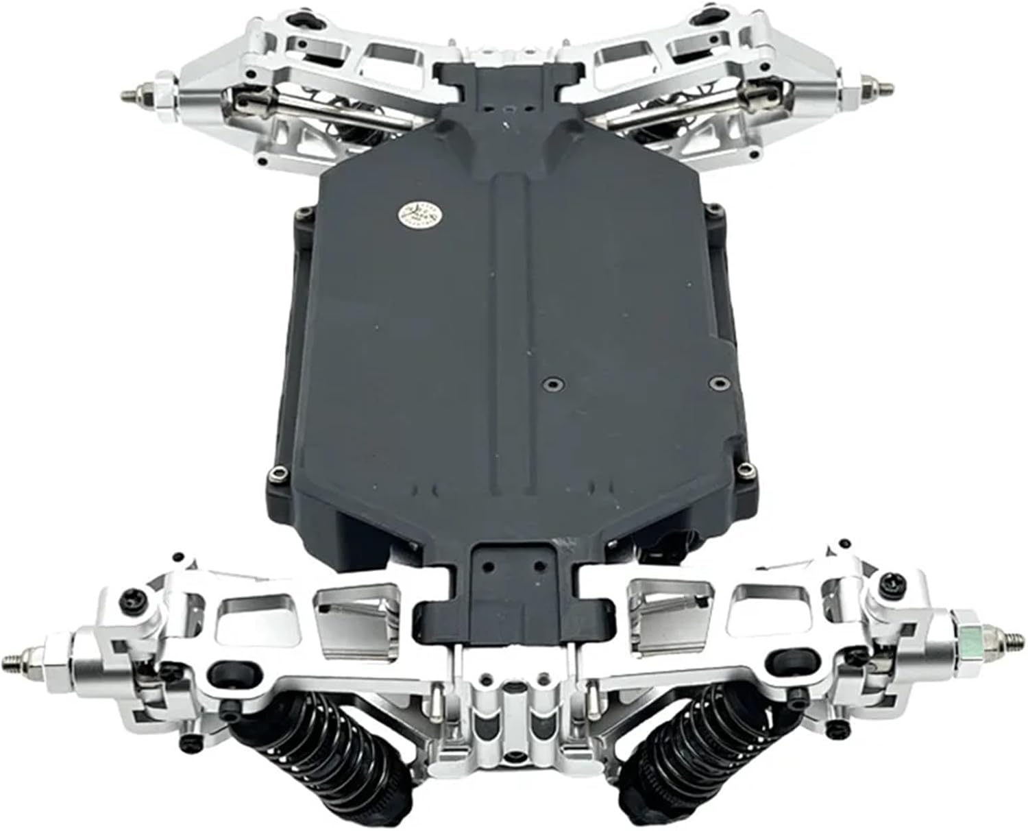 For UDIRC GR M16 Metal Upgrade Parts Kit Steering Block Hub Carrier Suspension Arm Link Rod Shock Tower RC Car Accessories Models(Red,Adapter)