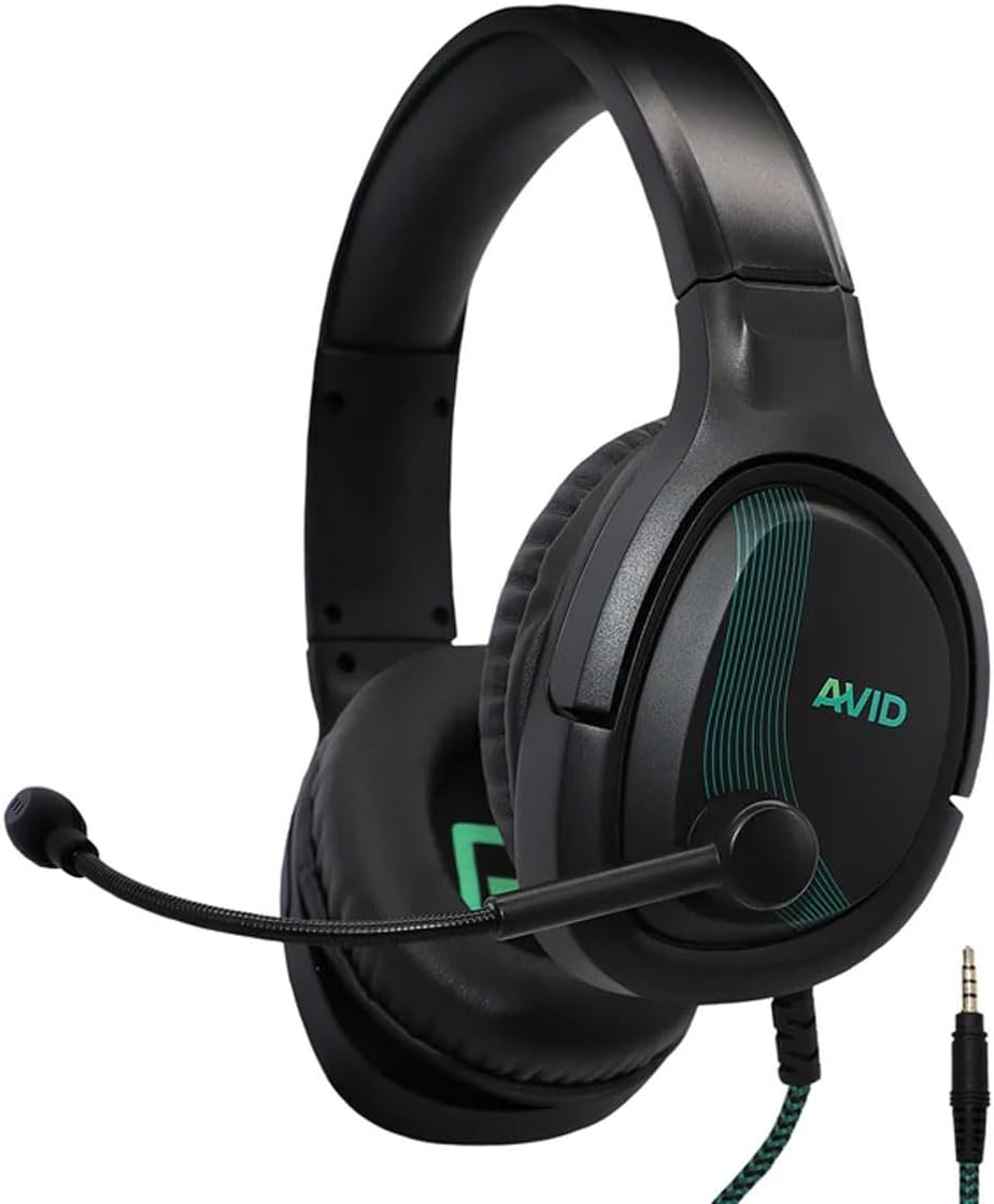 Avid AP-1000 AVIGA™ Gaming Headset, TRRS, Black (100 Pack)