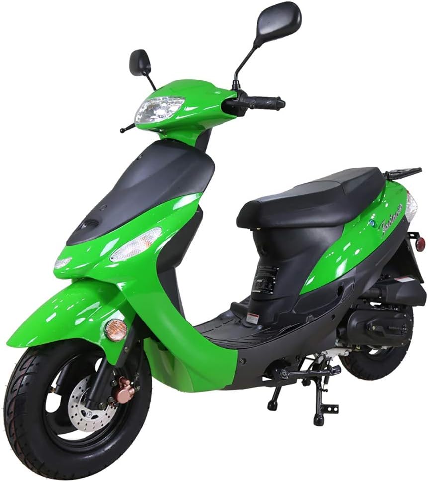 SMART DEALSNOW brings Brand New TaoTao ATM-50 /49cc Gas Automatic Scooter Moped w/ 10 Inch Steel Rims - ( Choose Your Color )
