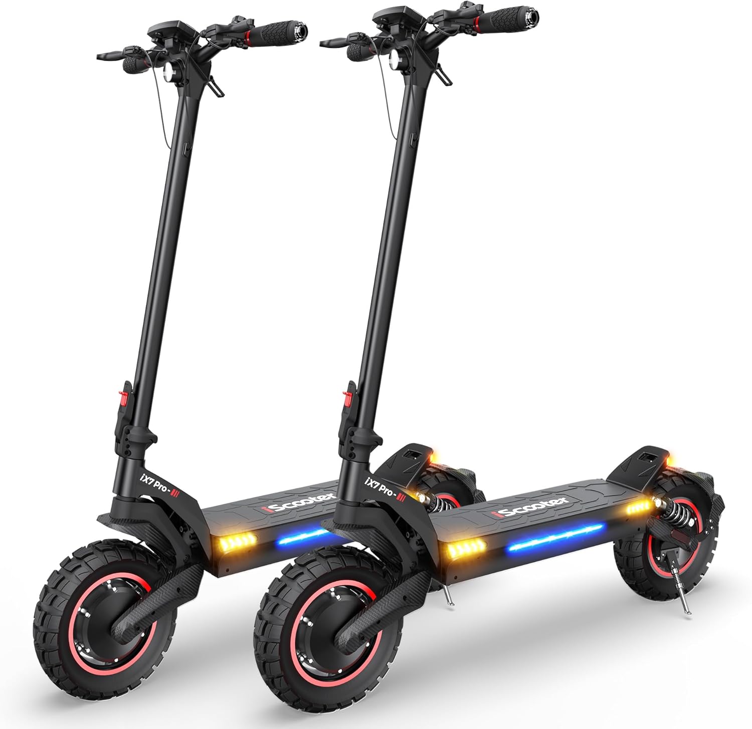 iScooter Adult Electric Scooter, 28/38 MPH Top Speed & 40/50 Miles Long Range, 10