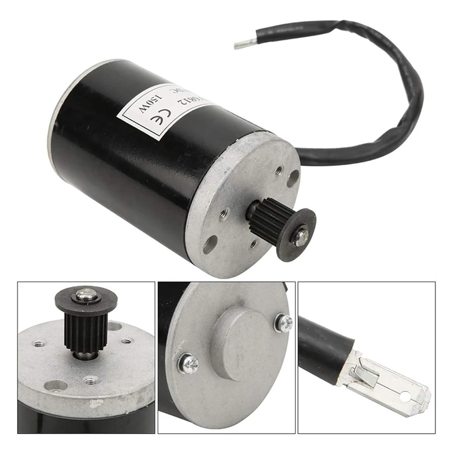 DC Brushed Motor, MY6812 12V/24V 100W 120W 150W DC Brush High Speed Motor Compatible with Electric dc Motor(150W_12V)