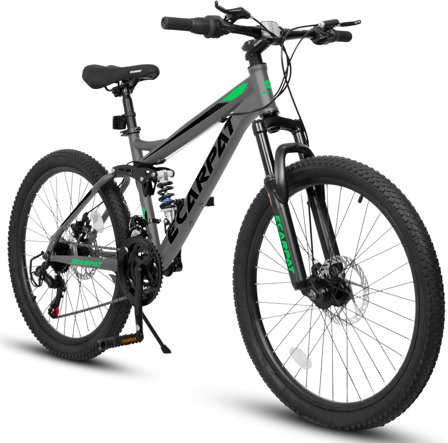20 24 Inch Kids Mountain Bike Boys Girls, 20 Inch 7-Speed Front Suspension Kids Bike for 5+ Years, 24 Inch 21-Speed Full Suspension Children Bicycle for 9+ Years. Gift for Your Kids.