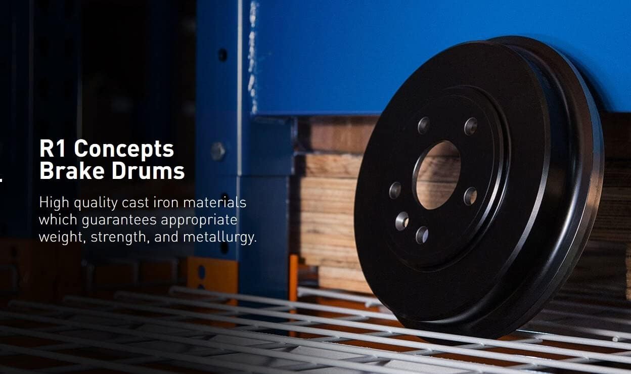 R1 Concepts Front Brake Rotors For 2017-2024 Tesla 3| Drilled Slotted Disc Brake Rotors| Brakes and Rotors