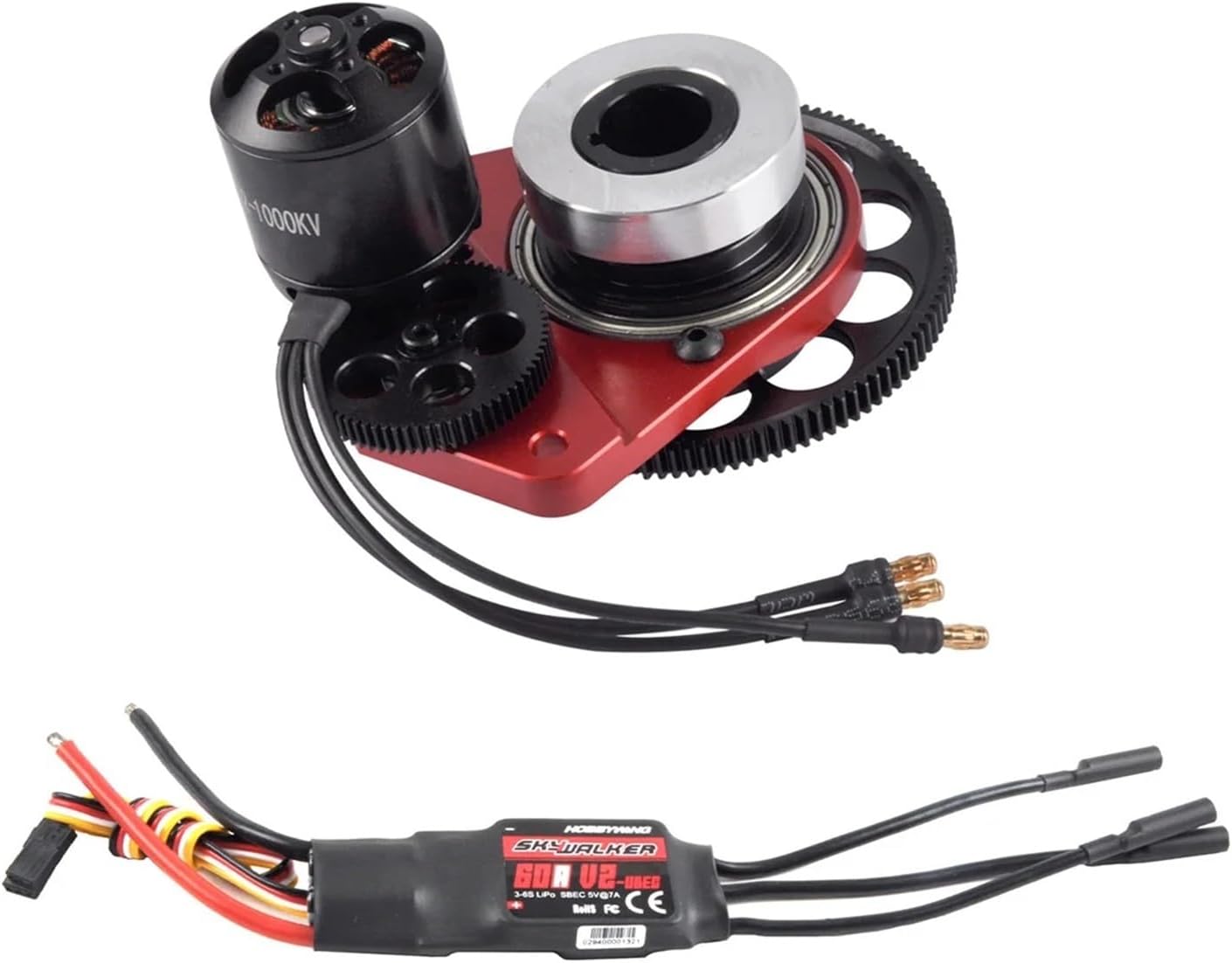 1Set Electric Starter for DLE 111CC V2 Version Gasoline Engine RC Model Aircrafts(Starter motor ESC)