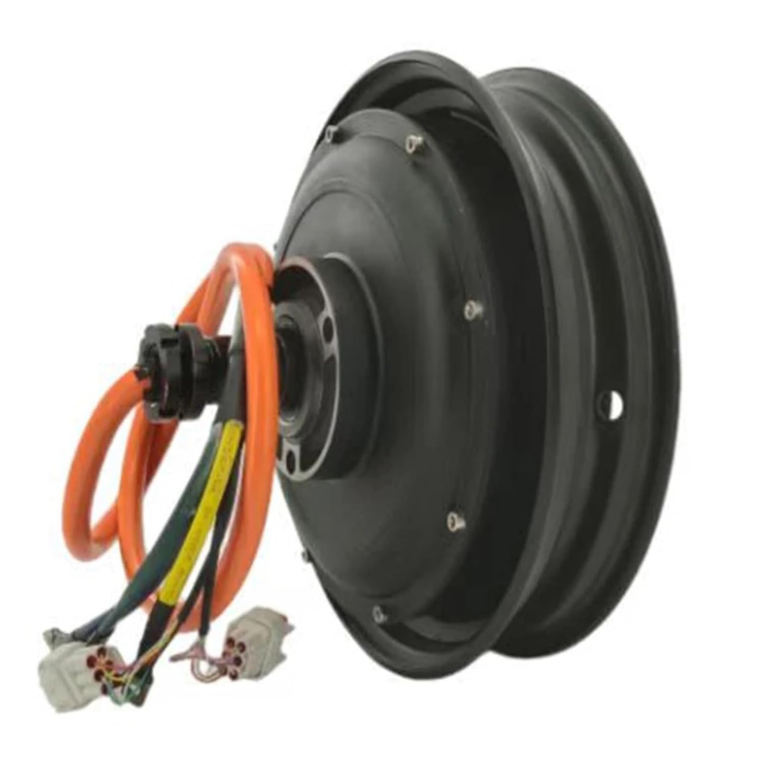2000W 10inch Single Shaft Out in-Wheel Hub Motor Compatible with Electric Trike Vehicle Scooter