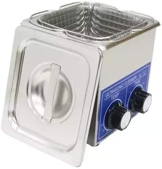 CGOLDENWALL 1.3L Professional Stainless Steel Ultrasonic Cleaner Cleaning Machine Heating Timing Adjustable Commercial Grade 110V