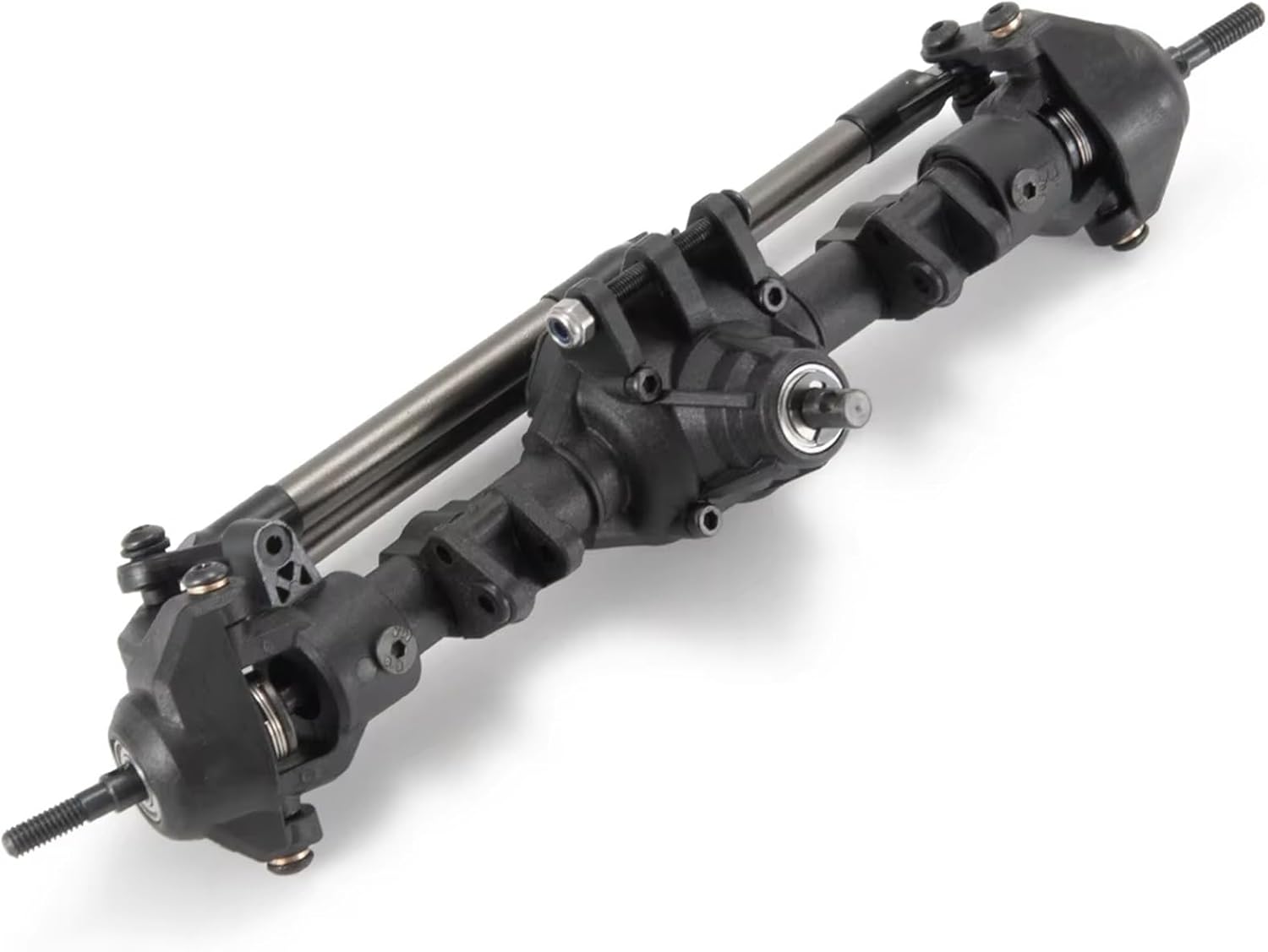 RC Car Upgrade Parts Compatible with Axial for SCX10 II 90046 90047 90027 90028 Upgrade Parts RC Car Front Rear Straight Axle for 1/10 RC Crawler(Rear and Front)