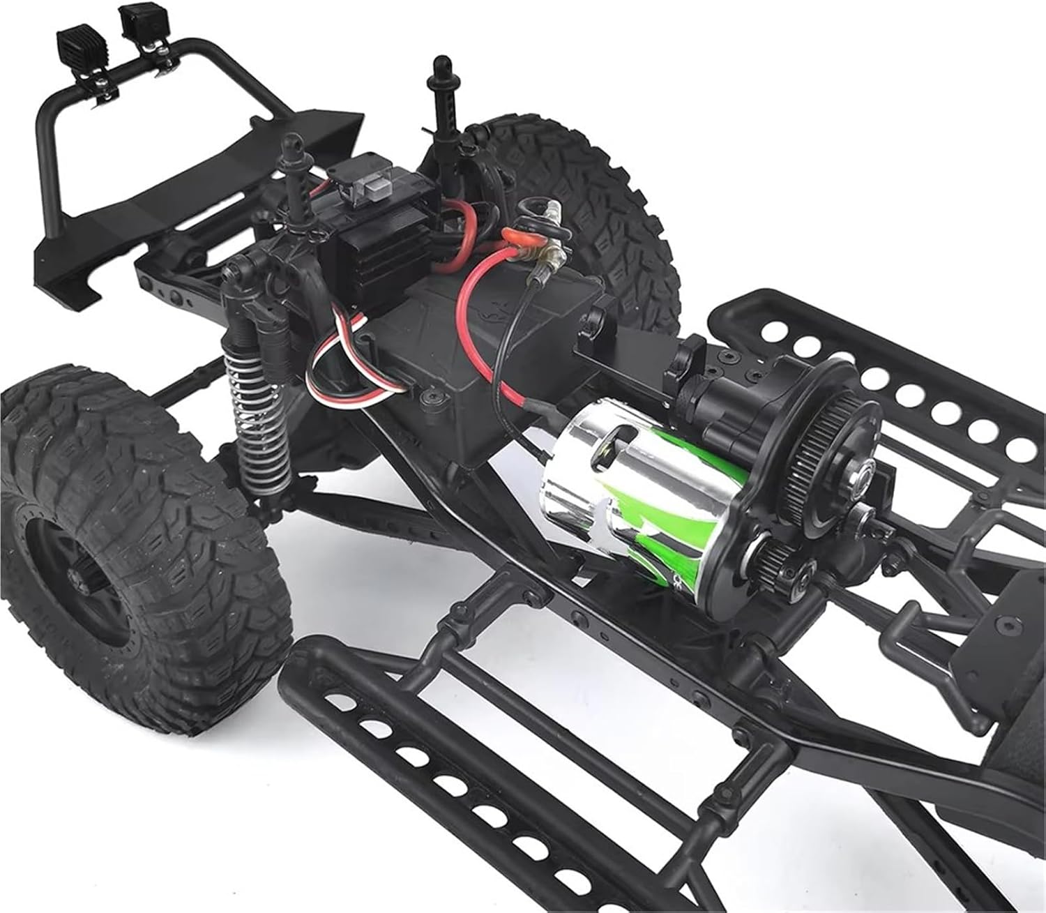 Compatible with Axial for SCX10 for Wrangler for Wraith 90048 1/10 RC Crawler Car Parts Reverse Gearbox with Transmission Belt 2 Speeds RC Car Part Accessories