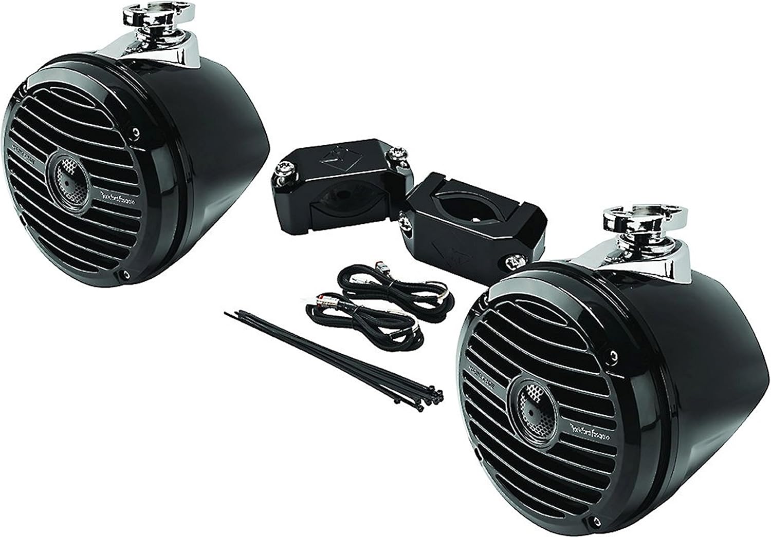 Rockford Fosgate MOTO-REAR1 Add On Rear UTV Car Vehicle Audio Stereo Speaker Kit for 2014 to 2018 Generation 1 RZR Stage 2 and 3 Packages