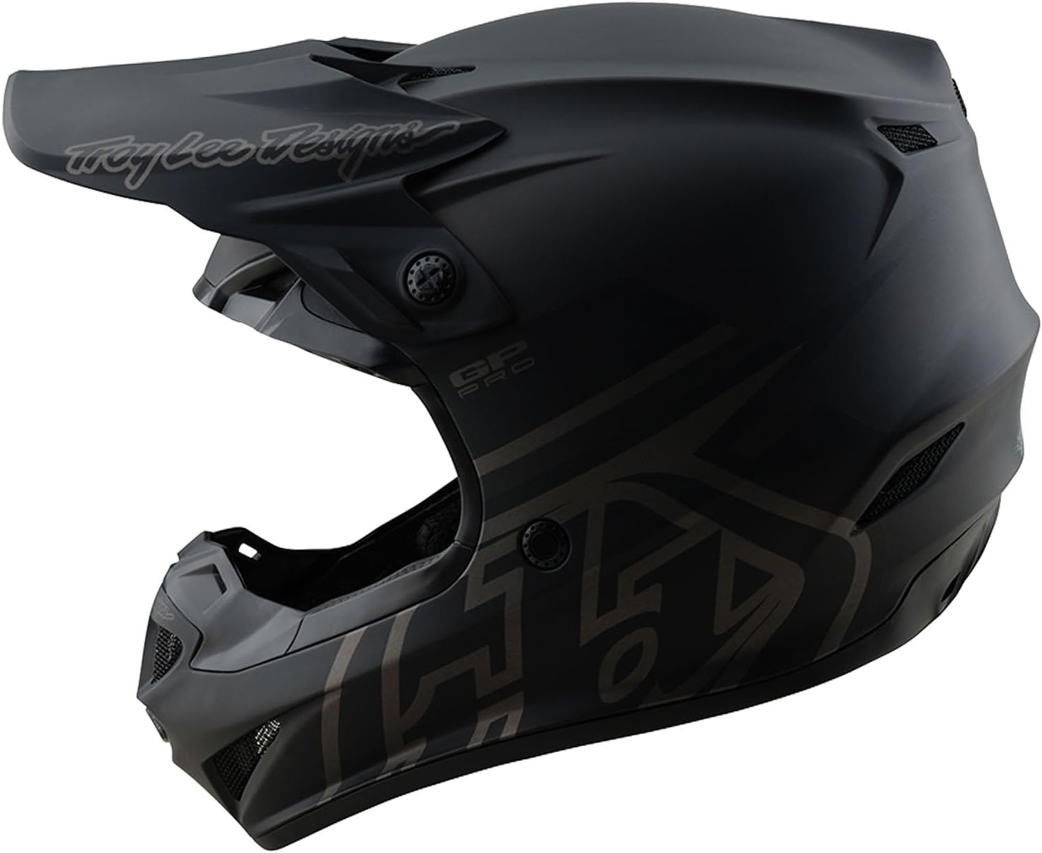 Troy Lee Designs Youth GP PRO Helmet; Mono Black MD