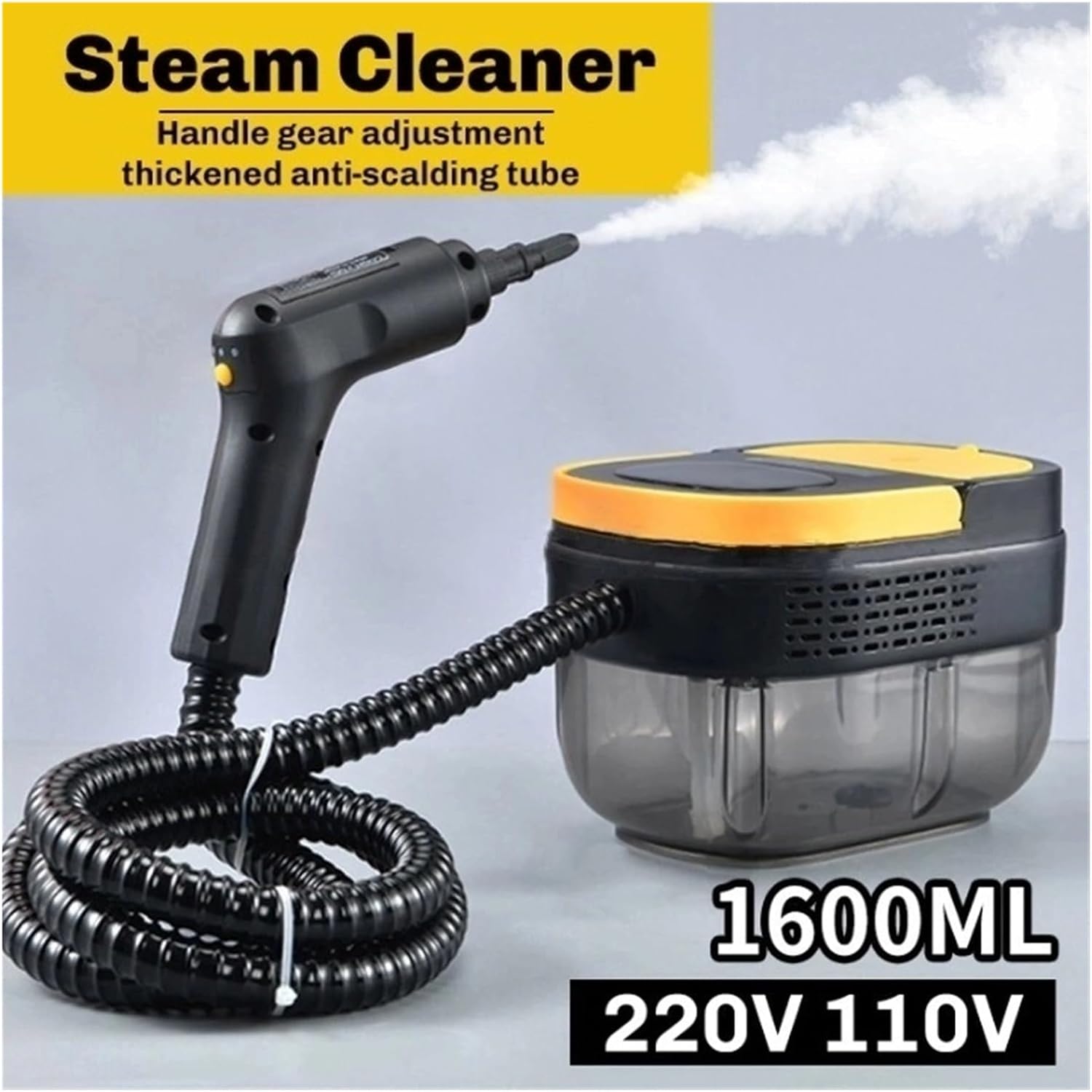 Handheld Multifunctional High-temperature Steam Cleaner Compatible With Car & Home(13,110 V)
