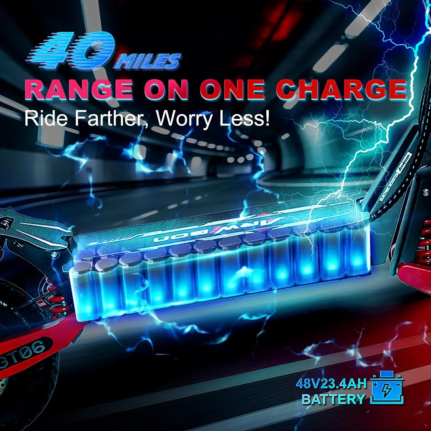 Adults Electric Scooter,Fast Electric Scooter, 25-45Miles, Off-Road eScooter w/Larger LED Display, 1200W/2400W, 30MPH, Foldable Motorized e-Scooter 11