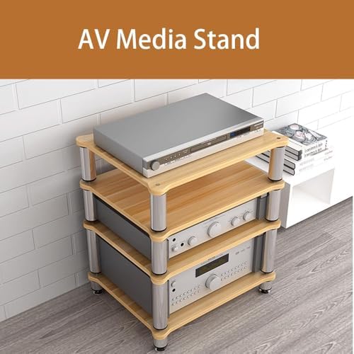 MDYHY 4 Tier AV Media Stand for Record Player and Stereo