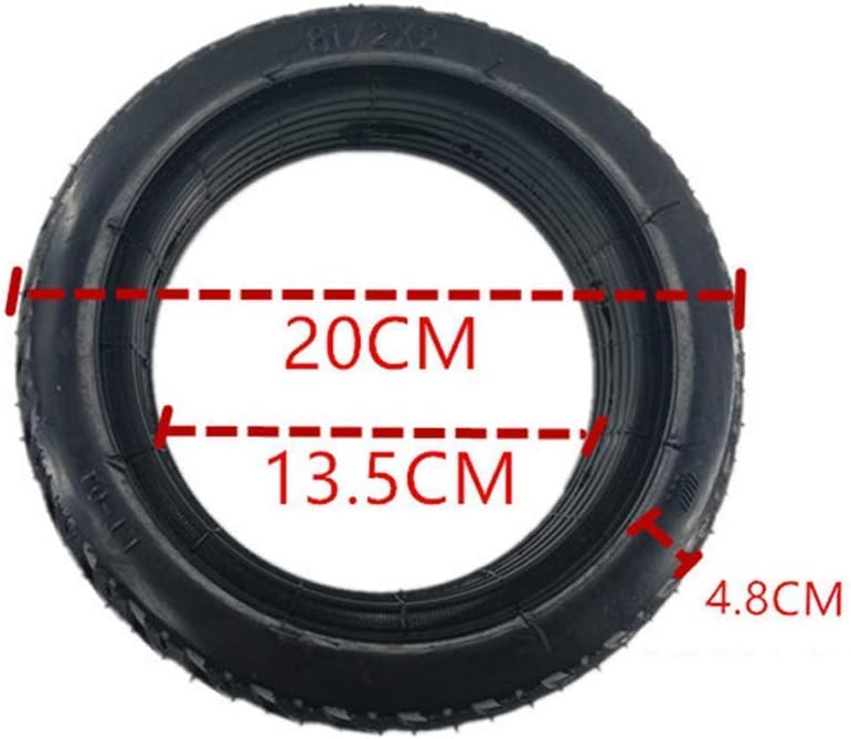 Electric Scooter Tire, 8.5 Inch 8 1/2X2 Explosion-proof Solid Tire, Non-slip Wear-resistant and Maintenance-free, Suitable for M365 Electric Scooter Scooter Replacement Wheels