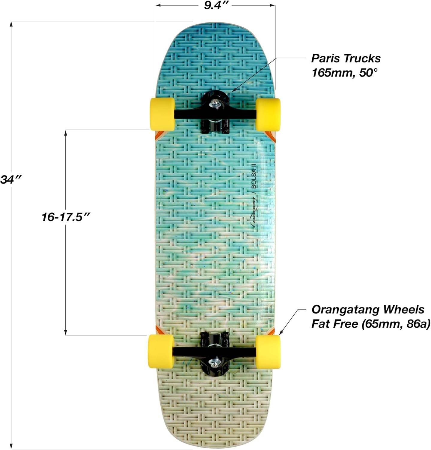 Loaded Boards Bolsa II Longboard Skateboard