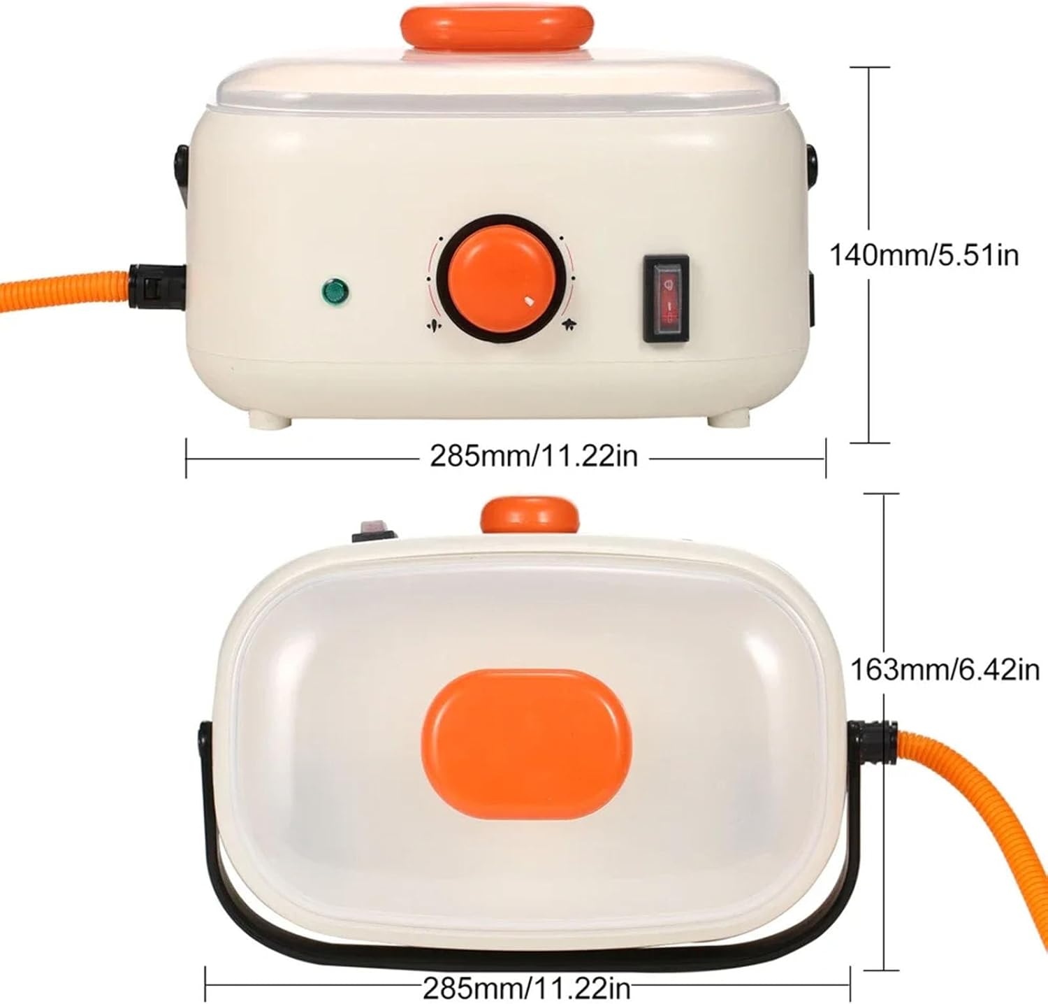 GAOQLX-RSDK 1600W Steam Cleaner High Temperature Sterilization Air Conditioning Kitchen Hood Home Car Steaming Cleaner