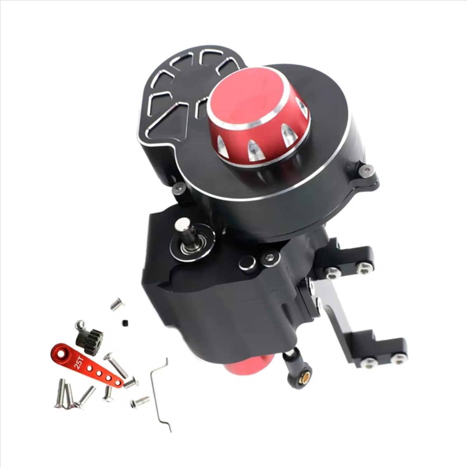 RC Gearboxes For Axial For SCX10 I II III 1/10 Practical Metal 2 Speed Shiftable Transmission Gearbox RC Crawler Car Upgrades Parts