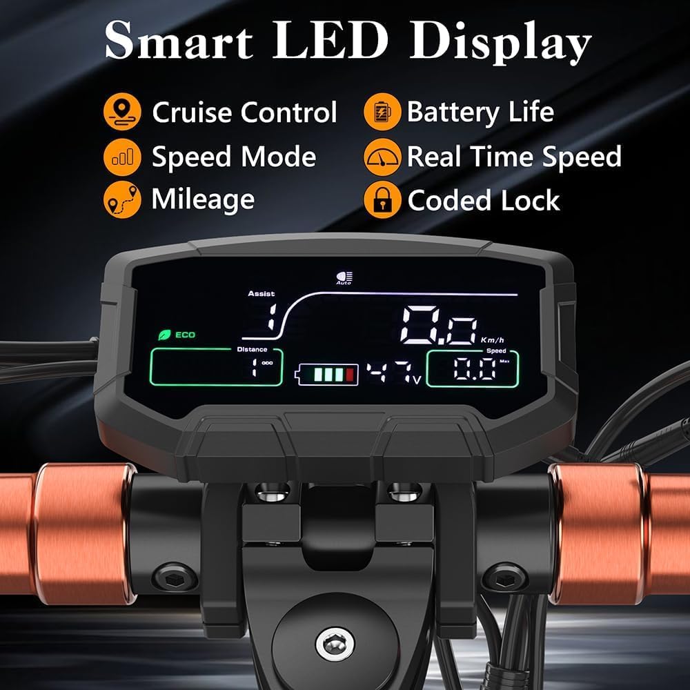 e Scooter for Adults, iENYRID Electric Scooter with Seat 1000W Peak Power Motorized Kick Scooters 10 Inch Off-Road Tires eScooter Up to 28mph Max, 20-30 Miles Long Range