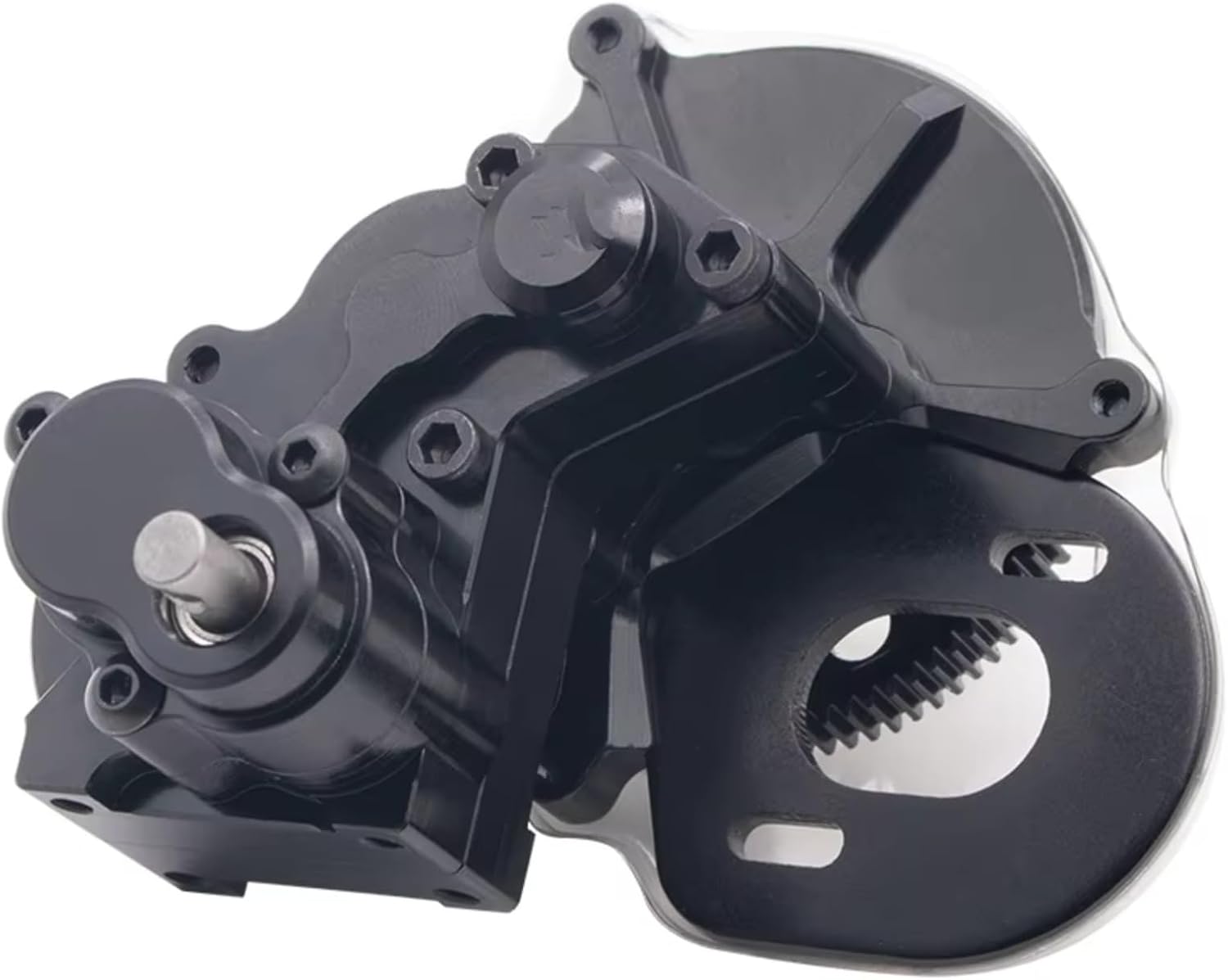 RC Gearboxes For Axial For SCX10 For Wraith 1/10 For Racing Metal CNC Machined Reverse Transmission Gearbox Upgrades Parts Accessories RC Crawler Car