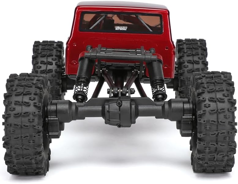 Redcat Racing Ascent-18 APEX, 1/18 Scale Brushless Electric Rock Crawler, Carbon Fiber, 4WD RC Car for Adults with 2.4GHz Radio System (Red)