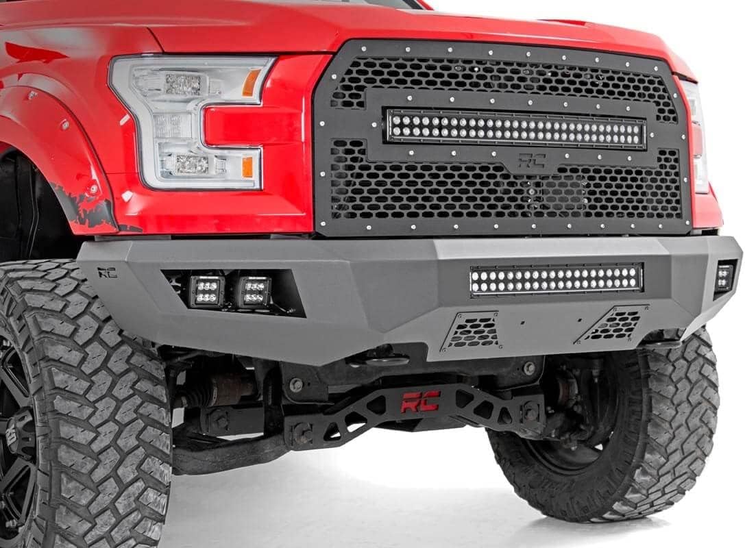 Rough Country Heavy Duty LED Front Bumper for 2015-2017 Ford F-150-10770