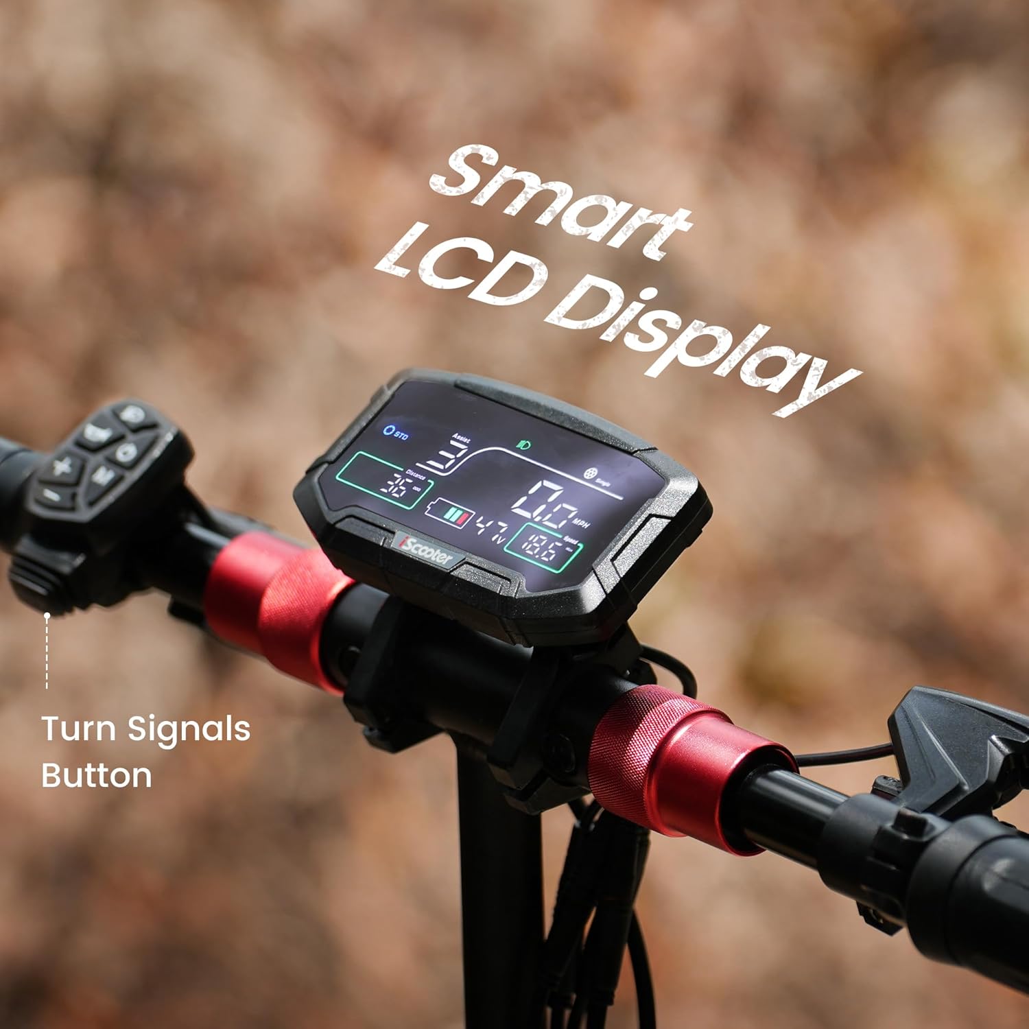 iScooter Electric Scooter, 28/38 MPH Top Speed E Scooter & 40/43/50 Miles Long Range, 10/11/12