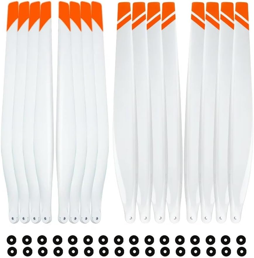 SP-5413 / SP-5415 Reinforced Carbon Plastics Mix 54-Inch Folding Propellers (CW/CCW Set) for T20P T40 T50 Systems, Heavy-Lift Drone Rotor Components(Set of 16pcs)