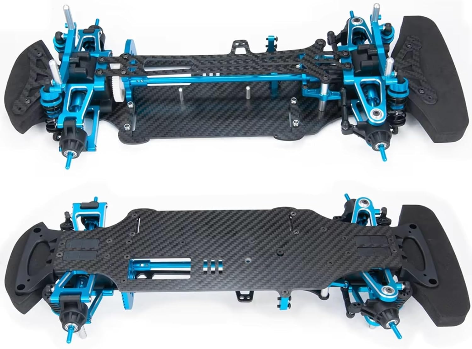 for Tamiya for TT01 1/10 Metal Carbon Fiber Plastic Wheel Rims Shock Absorbers Frame Kit RC Remote Control Drift Car Parts RC Car Repair Kit