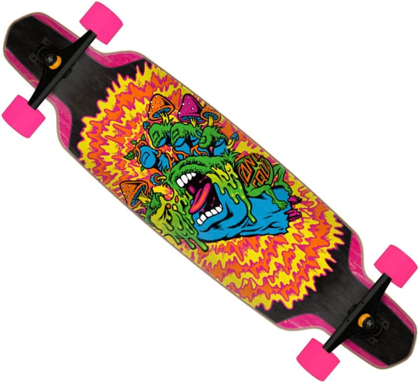 Santa Cruz Toxic Hand Drop Down Cruzer Longboard Complete 37