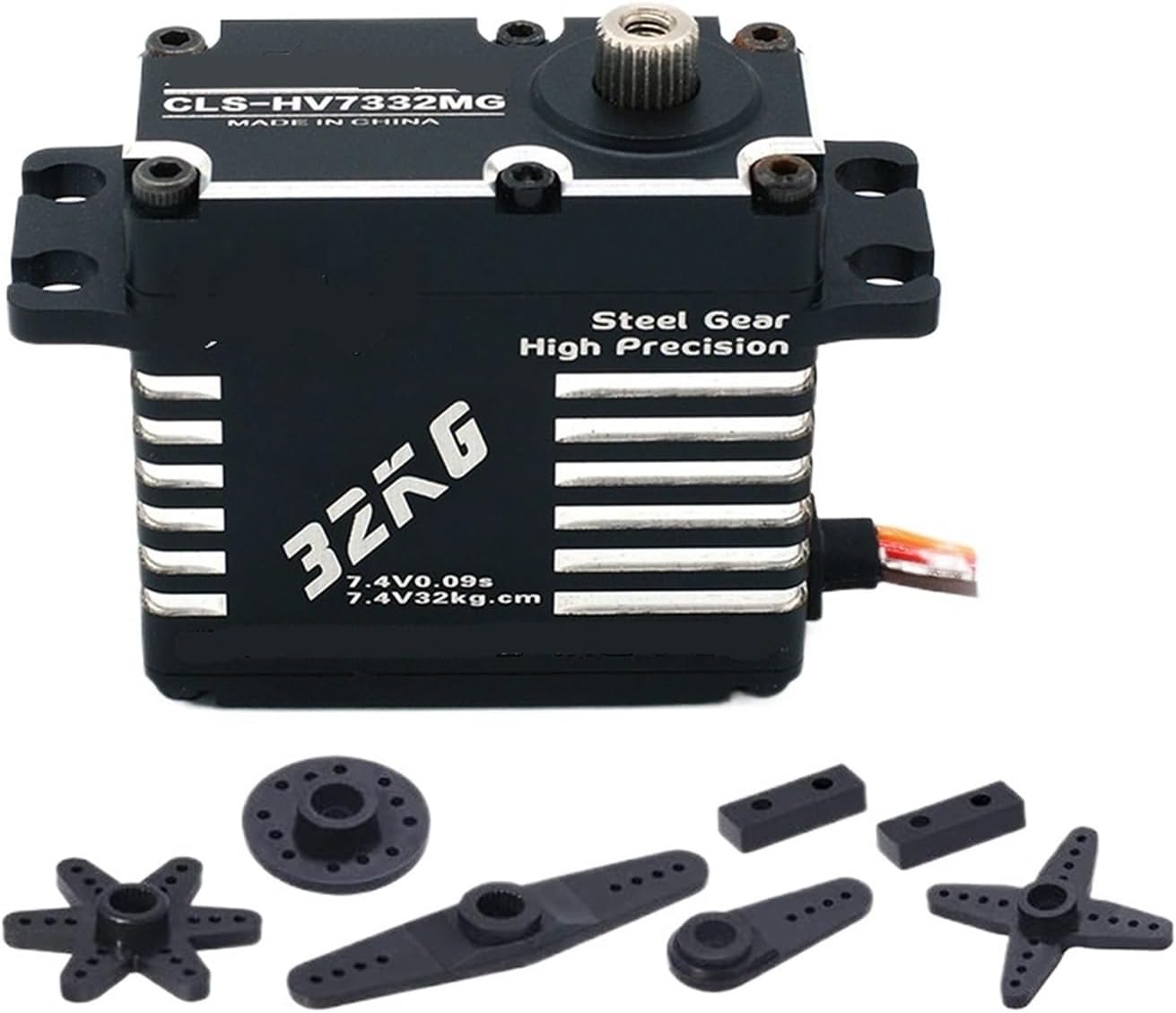 Servo 32KG CLS-HV7332MG Coreless High Precision Steel Gear Full CNC Digital Servo RC 1Pcs