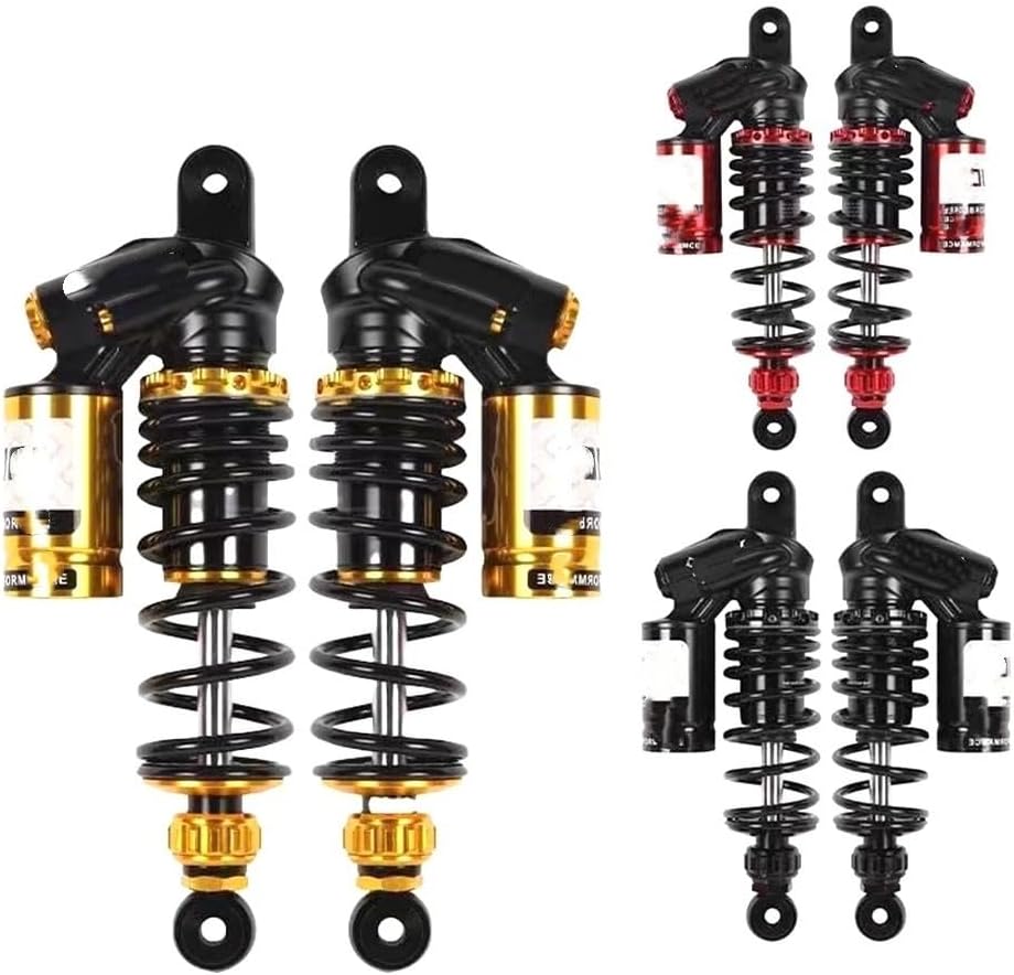 Shock Absorber Rear Suspension 265 290mm Motorcycle Shock Absorber Rear Suspension Damping Hydraulic Oil GAS Adjust For Ninebot Scooter Dirt Bike ATV Quad