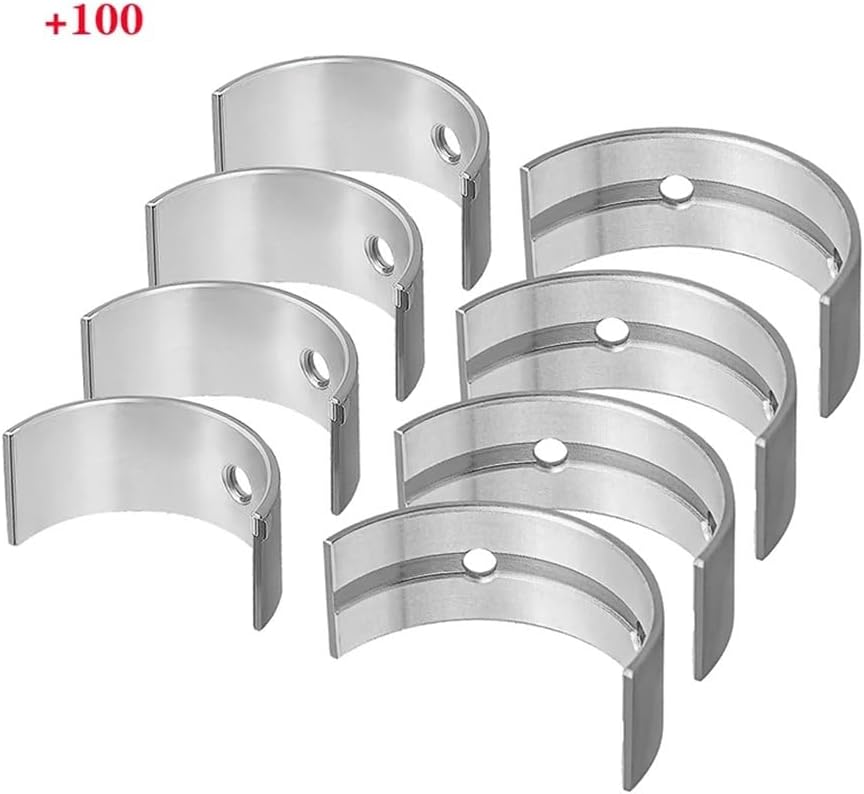 8 Pcs Motorcycle Connecting Rod Bearing and Main Crankshaft Bearing STD +50 +100 for TL1000 TL1000S(Add 100 Kit)