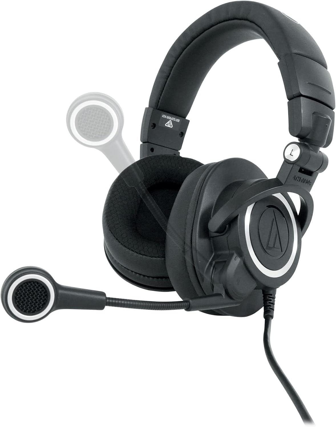 Audiosavings ATH-M50XSTS-USB Bundle: StreamSet Headset and Mic Plug-and-Play USB-C, Free RPAK Charcoal Backpack Padded Laptop Pocket, 2 Items