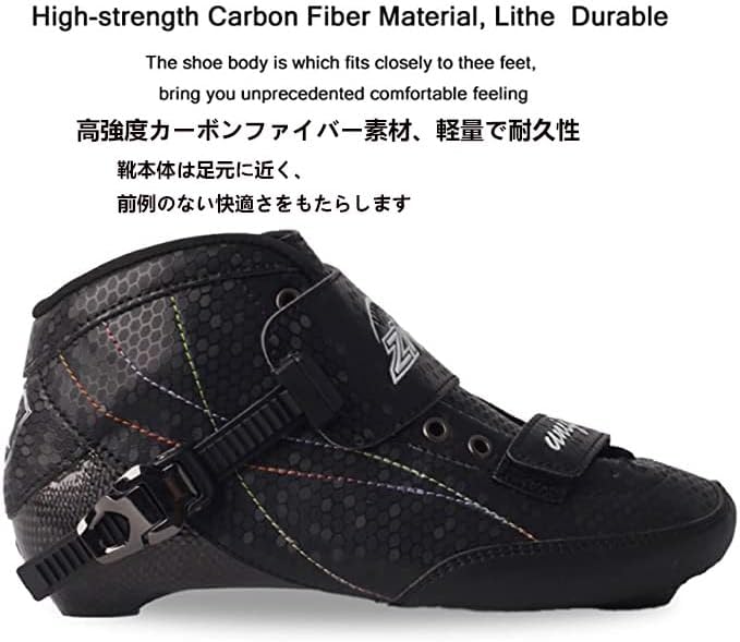 Inline Speed Skating Racing Skates Speed Skating Shoes for Beginners and Teens Professional Roller Skates Skates Adjustable Adult Racing Inline Skates