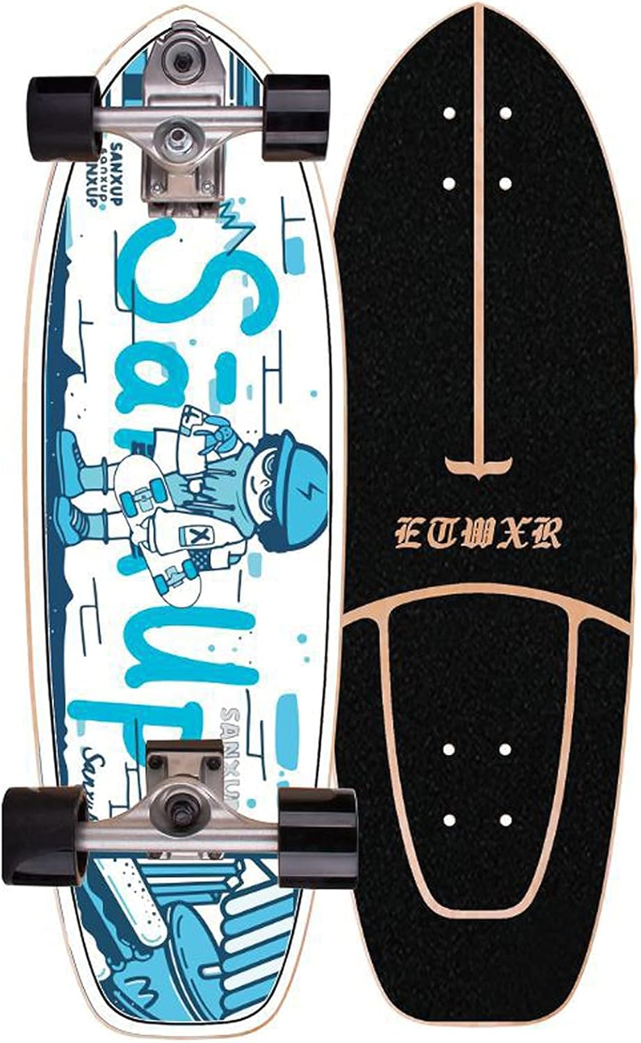 VOMI Land Surfing Skateboard 30