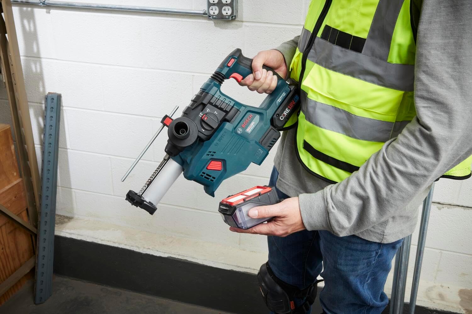BOSCH GDE18V-12N SDS-plus® 1/2 In. Dust Collection Attachment