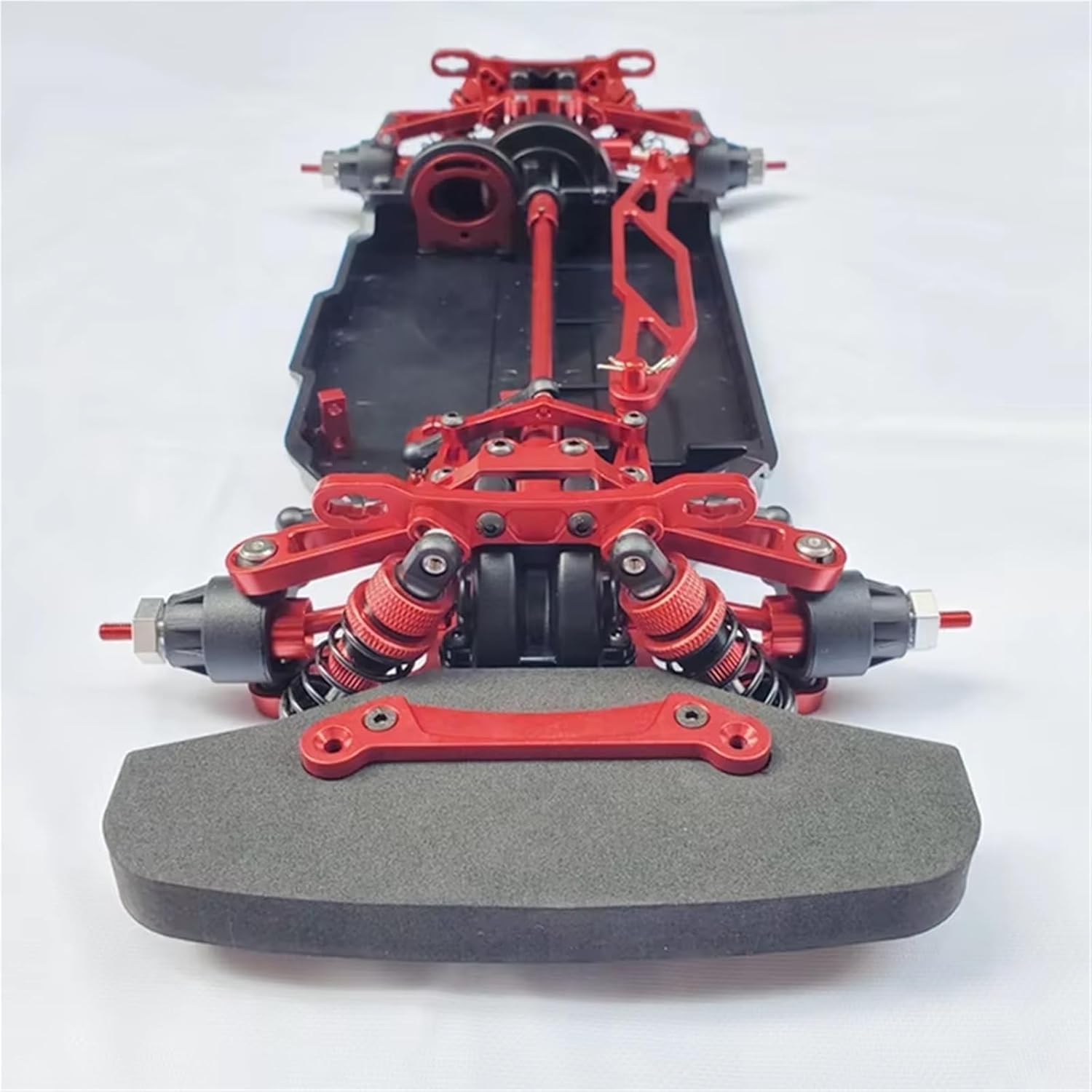 Compatible with TT02 4WD 1/10 RC for Touring On-Road Car Upgrade Parts Replacement Accessories Drift Frame Kit for Chassis Metal RC Car Part Accessories