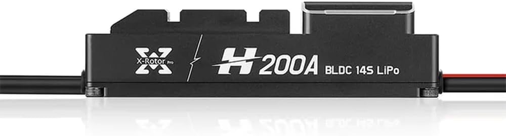 X-Rotor H200A 14S BLDC ESC Excellent Heat Dissipation 100A Continuous Current 250A Peak Compatible with Similar ESCs