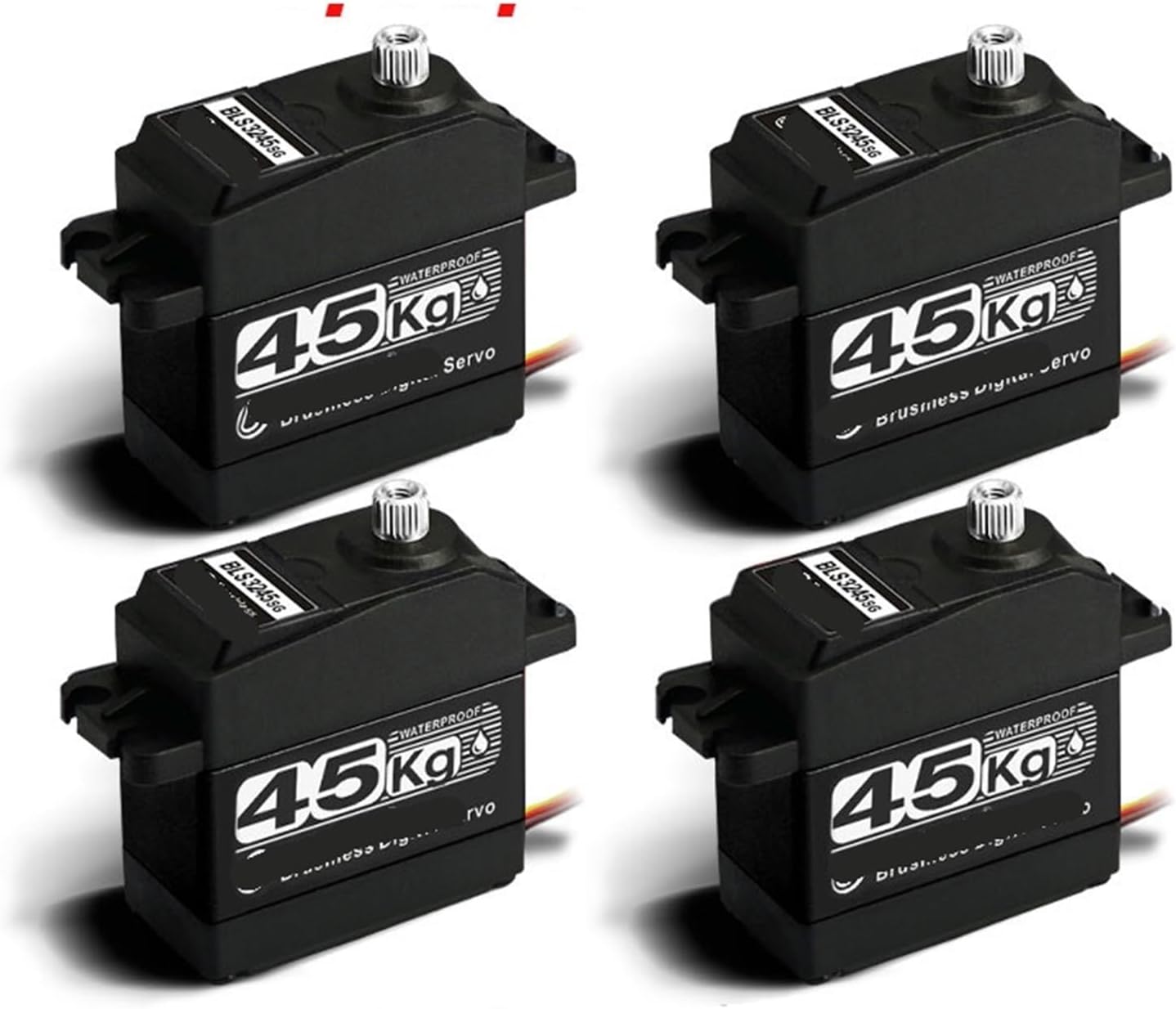 4X Brushless Servo 25Kg 35Kg 45Kg High Speed Servo Pro Metal Gear Digital Servo(4xBLS3245-270 degree)