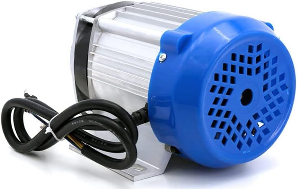 1000W 48V 60V Electric Brushless DC Motor Complete Kit, 450 RPM High Speed Motor with Controller Mid Drive Motor for Electric Tricycle